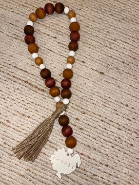 New wooden Thanksgiving blessing beads